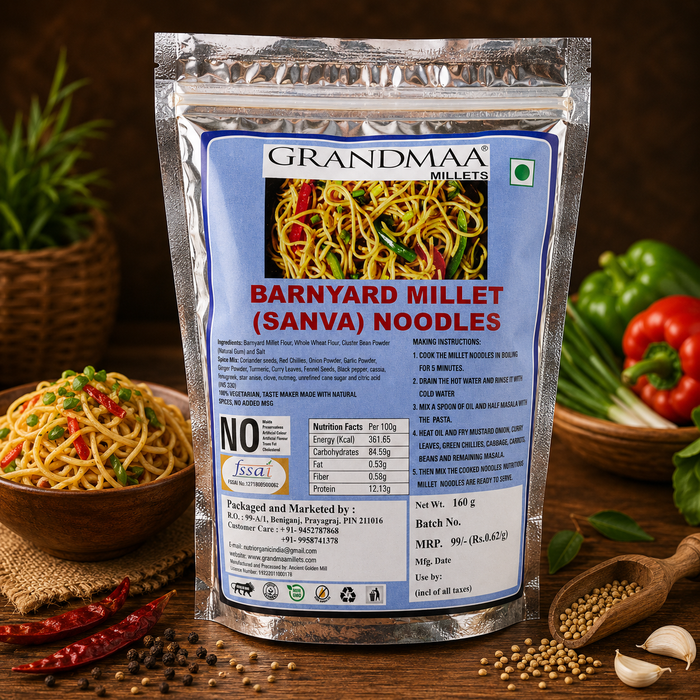 Hakka Barnyard Millet Noodles