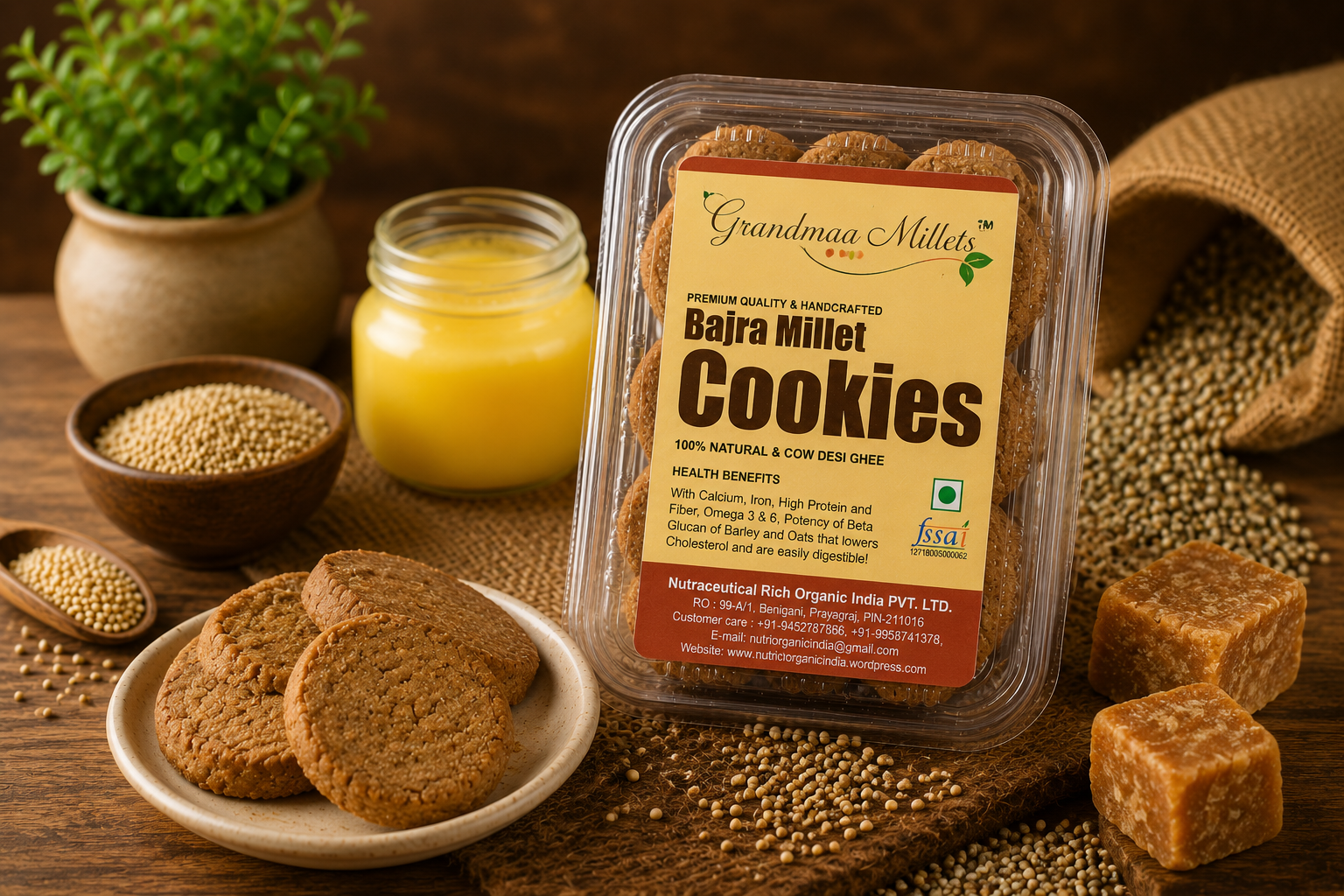 Grandmaa Millets Cow Ghee Cookies